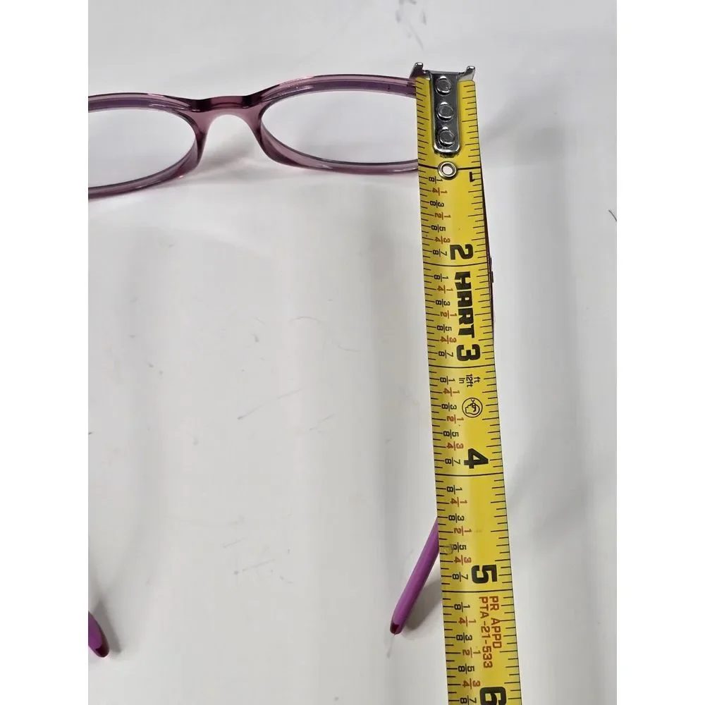 RAY-BAN Eyeglasses‎ TRANSLUCENT PINK SQUARE Glasses Frame MOD: RB1586 3777 49 16
